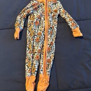 Little One Shop convertible PJ floral